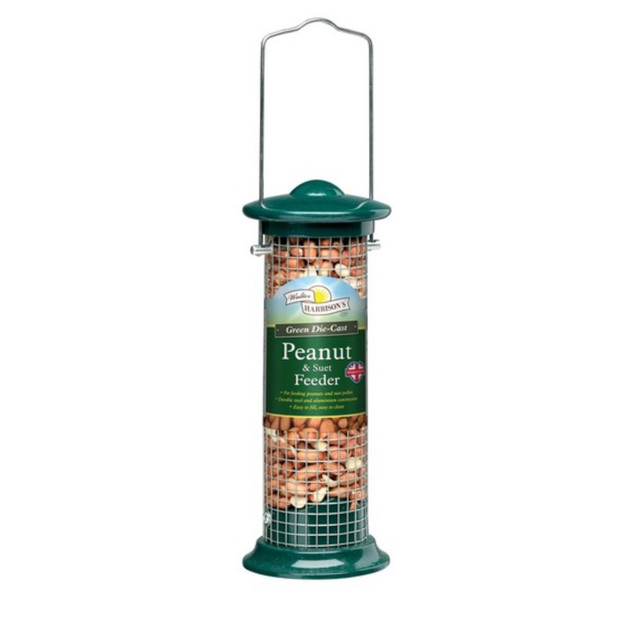 Harrisons Die Cast Peanut & Suet Bird Feeder 20cm