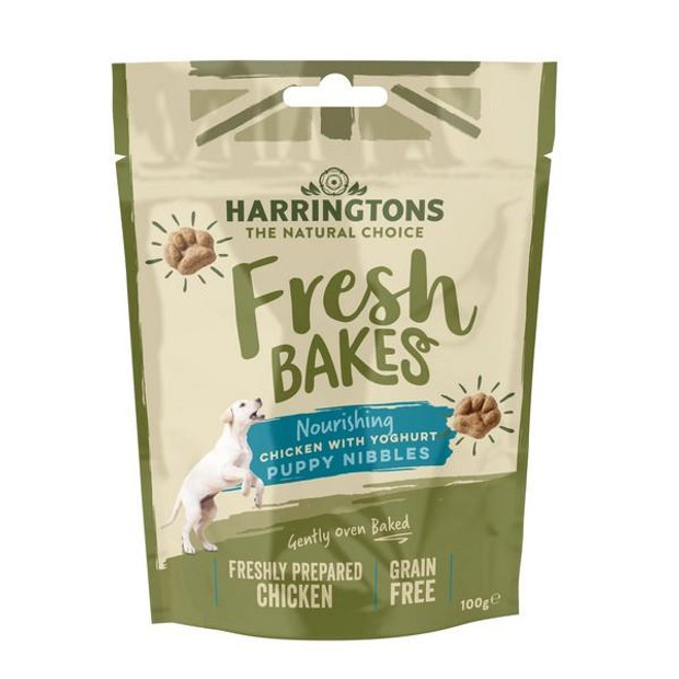 Harringtons Fresh Bakes Puppy Treat Nibbles Chicken with Yoghurt