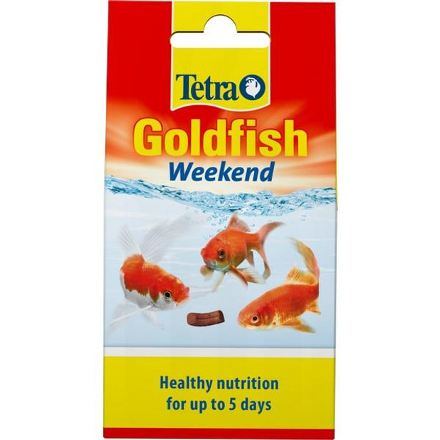 Tetra Goldfish Weekend Fish Food Pond Sticks 10 Sticks Per Pack