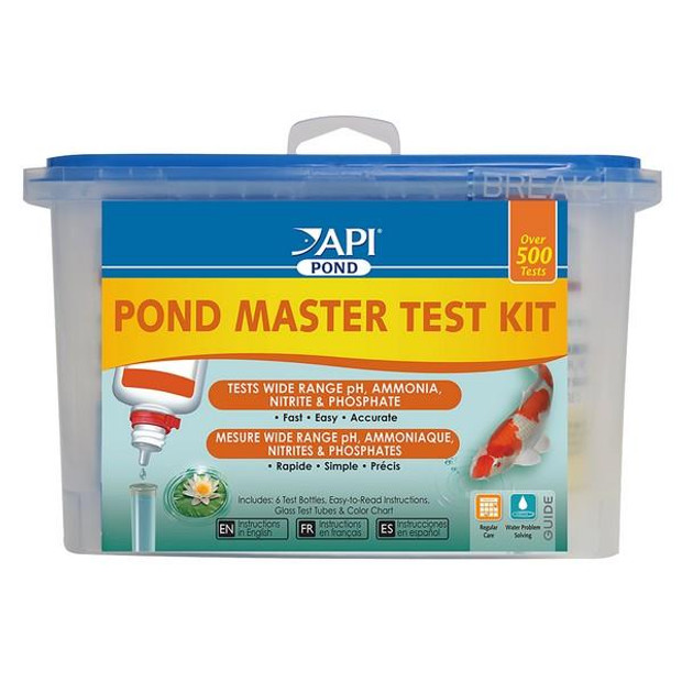 API Pond Master Liquid Water Test Kit 500 Count Box