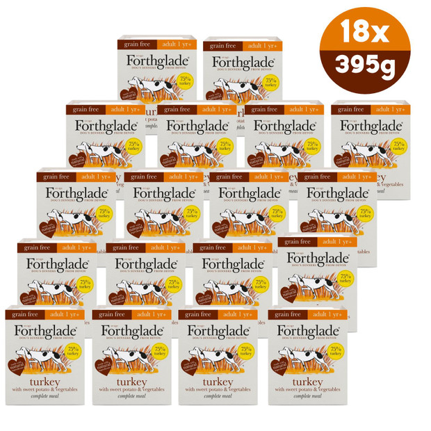 Forthglade Turkey with Sweet Potato & Vegetables Meal 18 x 395g