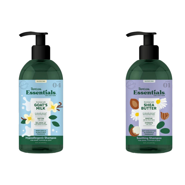 TropiClean Essentials Dogs, Puppies & Cats Shampoo Pet Toiletry 473ml