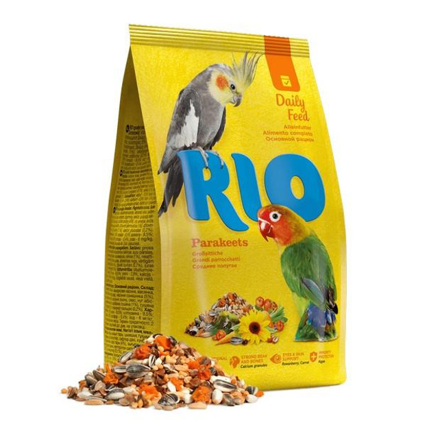 RIO Daily Feed Parakeets Food Grains & Seeds Meal 1kg Bag 