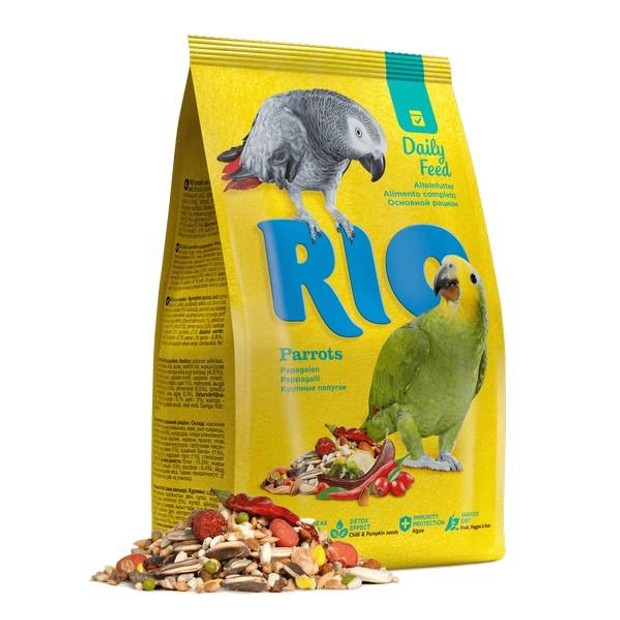Rio Parrot Food Daily Feed Fruit Veggie Nuts Grain Seed 1kg Bag