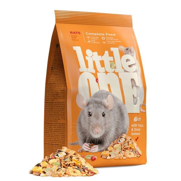 Little One Rat Complete 100% Natural Feed 900g Bag