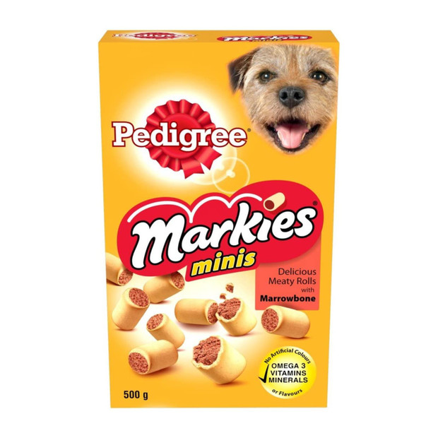 Pedigree Markies Minis Dog Treats Training Snack Crunchy Biscuit