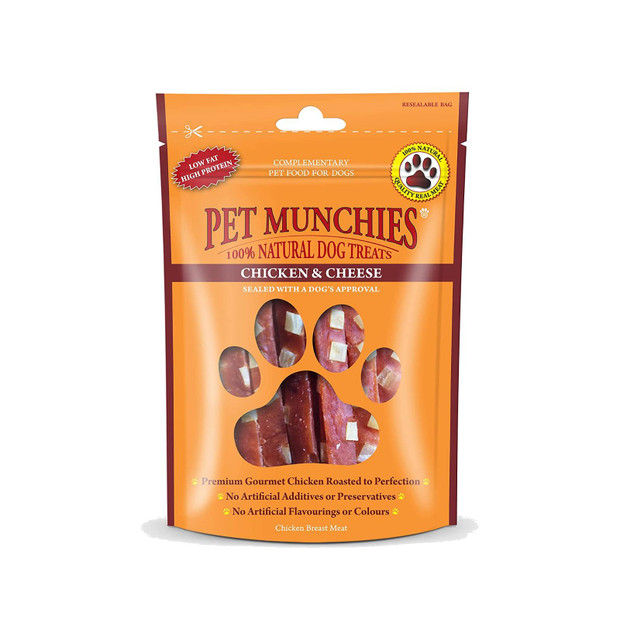 Pet Munchies Premium Gourmet Chicken & Cheese Dog Treats