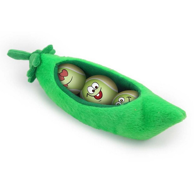 Pea Pod ball dog toy