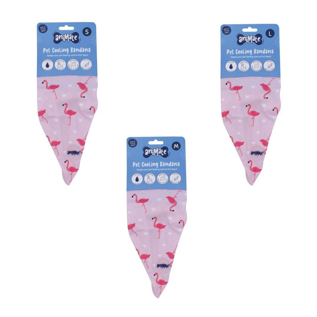 Animate Cooling Flamingo Bandana