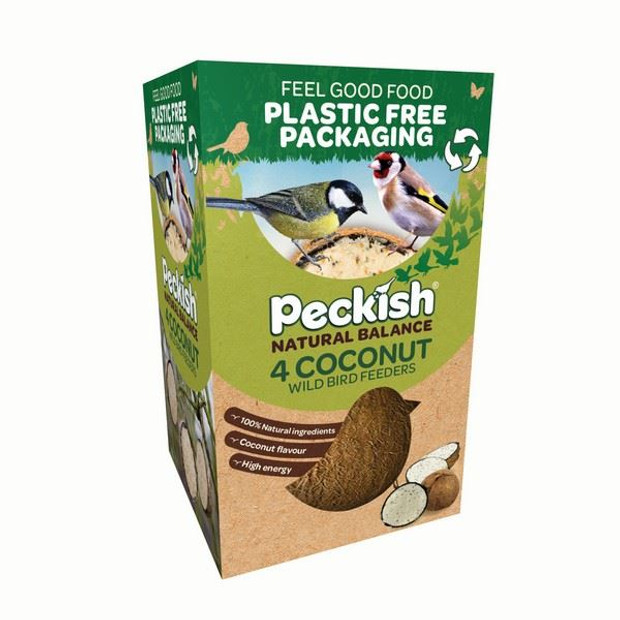 Coconut Wild Bird Feeders