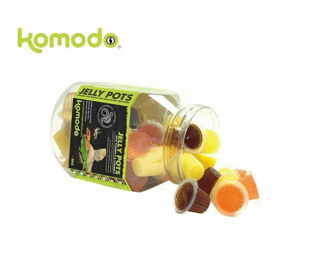 Komodo Jelly Pots Mixed Flavours for Reptiles 60 Pack