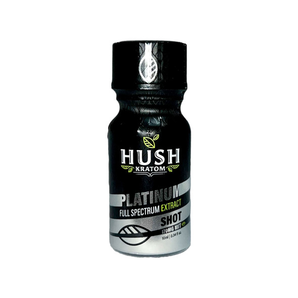 Husk Kratom Platinum Full Spectrum Extract Shot 10ml Bottle.