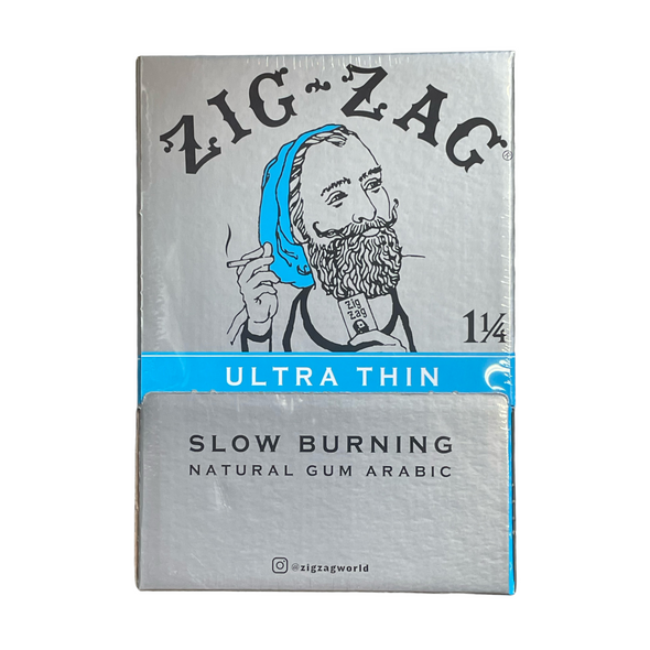 Zig Zag Rolling Papers Ultra Thin 1 1/4 Display Box with 48 Booklets