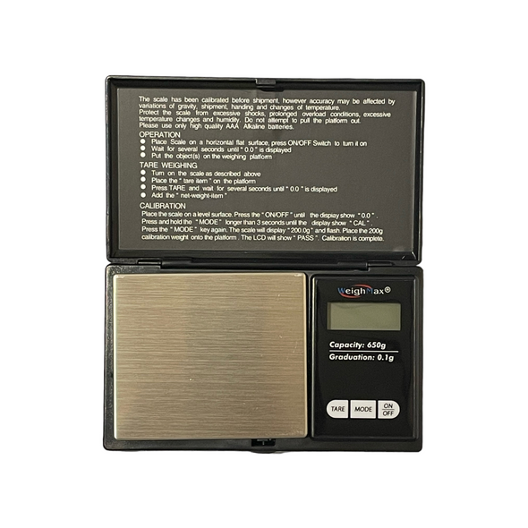 WeighMax Digital Pocket Scale W-3805-650