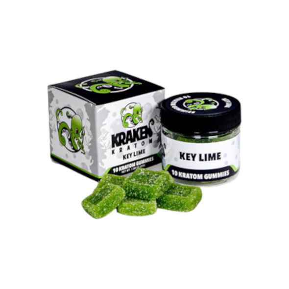 Kraken Kratom Key Lime Gummies 10 Ct