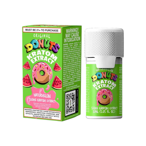 Donuts Kratom Extract Shot 100mg Watermelon 30mL