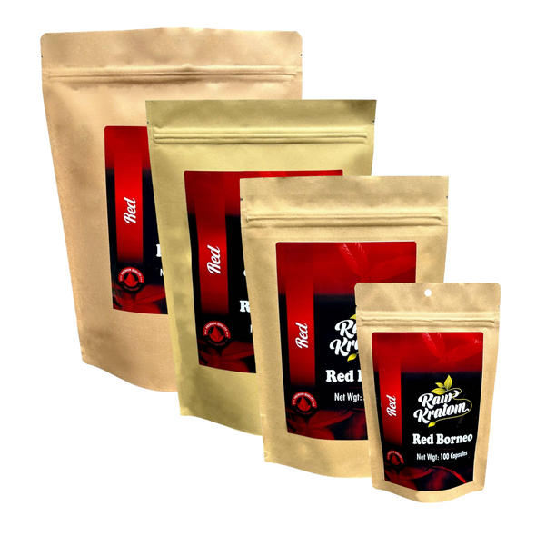 Raw Kratom Capsules Red Borneo