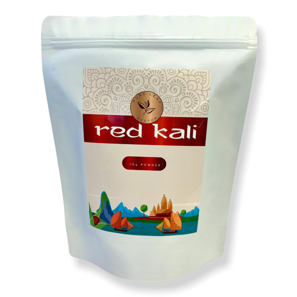 Pure Leaf Kratom Powder Red Kali 1 Kilo.