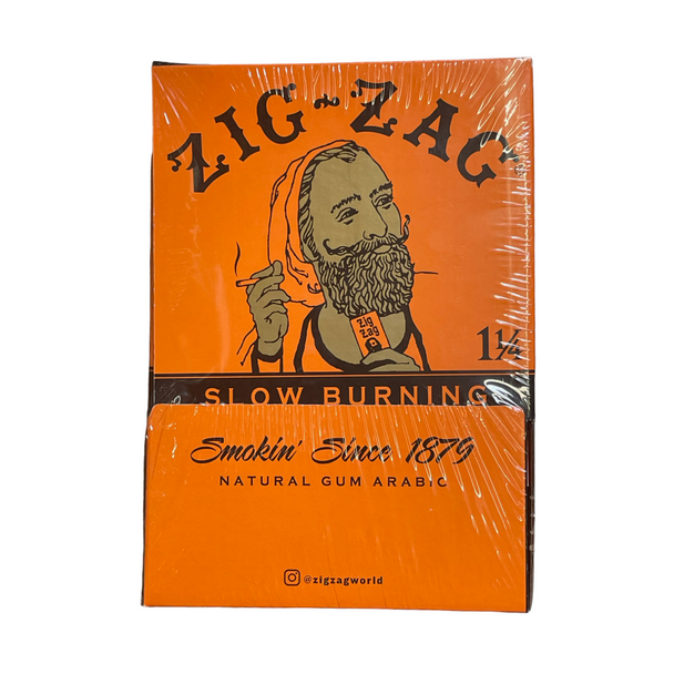 Zig Zag Rolling Papers Orange Display Box with 48 Booklets