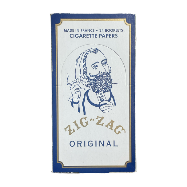 Zig Zag  Rolling Papers Original White Single wide 24 Booklet Box