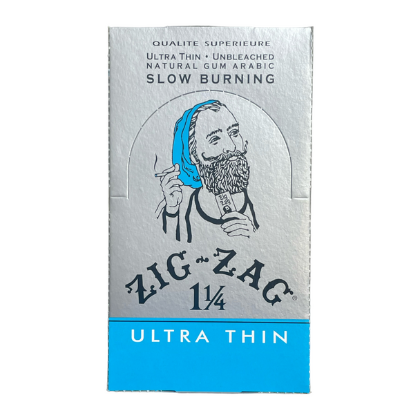 Zig Zag Rolling Papers Ultra Thin 1 1/4 24Booklet Box