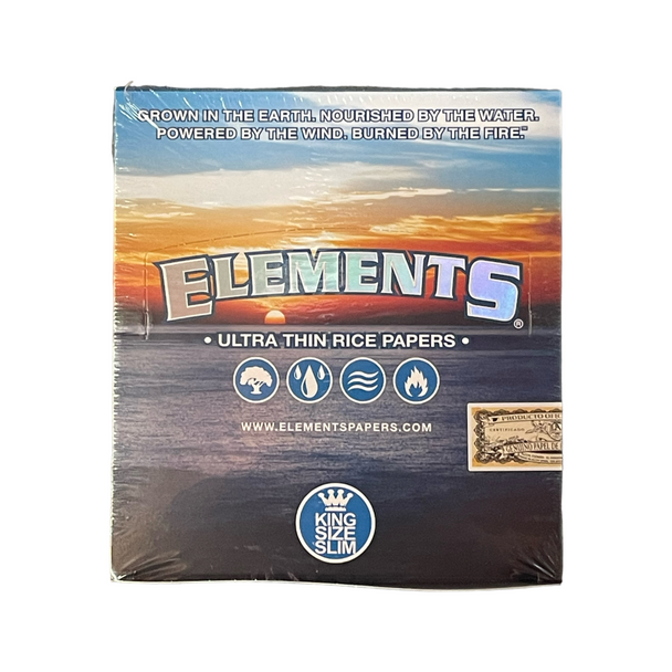 Elements Rolling Papers King Size Slim