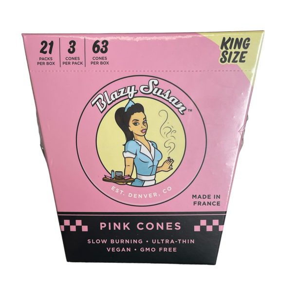 Blazy Susan Pre - Rolled Pink Cones King Size