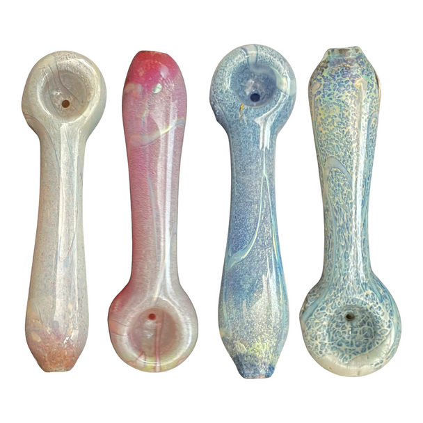 5.5" Frit Glass Hand Pipes in multiple colors