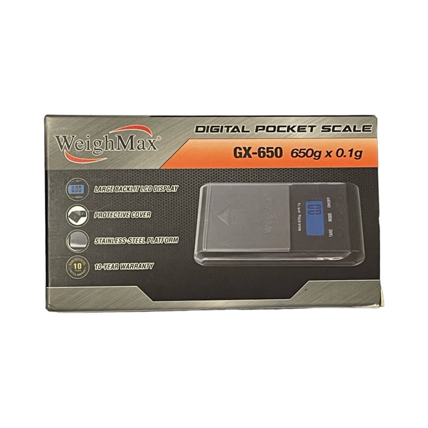 WeighMax GX-650 Pocket Scale Box