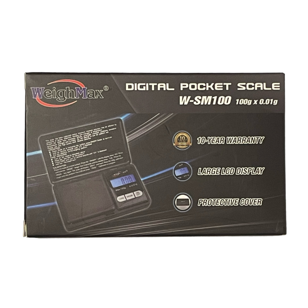 WeighMax Digital Pocket Scale W-SM100 Box