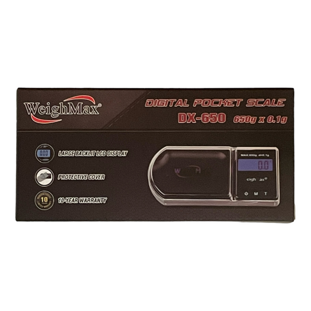 WeighMax Digital Pocket Scale DX-650 Box
