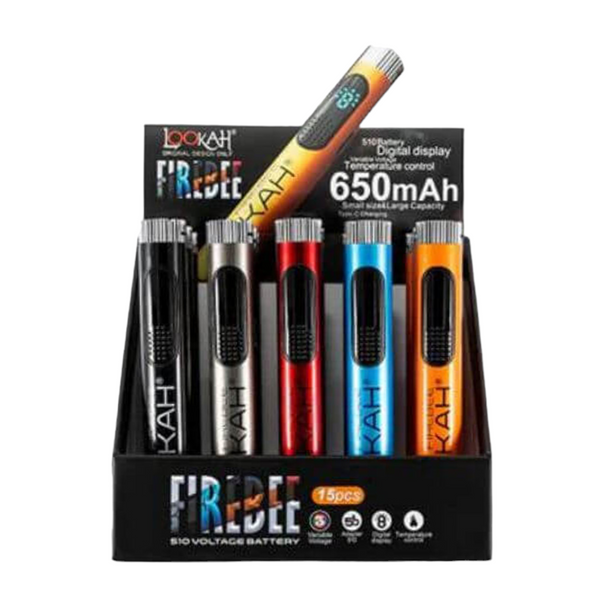 Lookah Firebee 510 Vape Pen Battery 650mah Display Box of 12