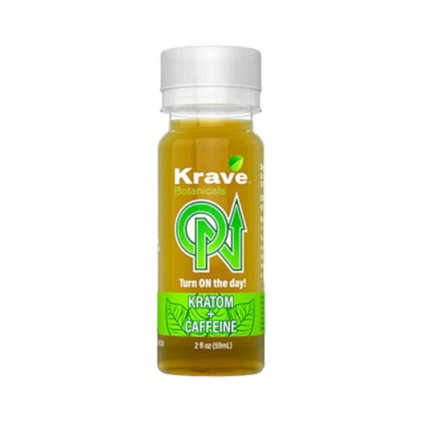 Krave On Kratom + Caffeine Shot