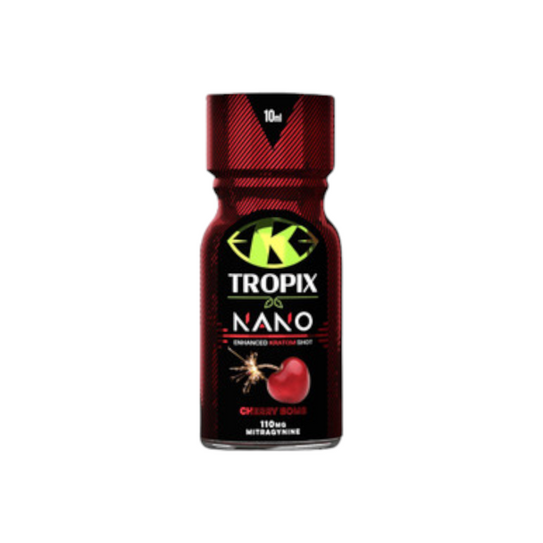 K Tropix Nano Kratom Shot Cherry Bomb