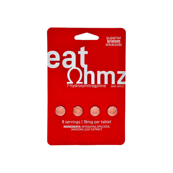 Eat OHMZ Kratom Extract Tablets 4ct 18mg Per Tablet
