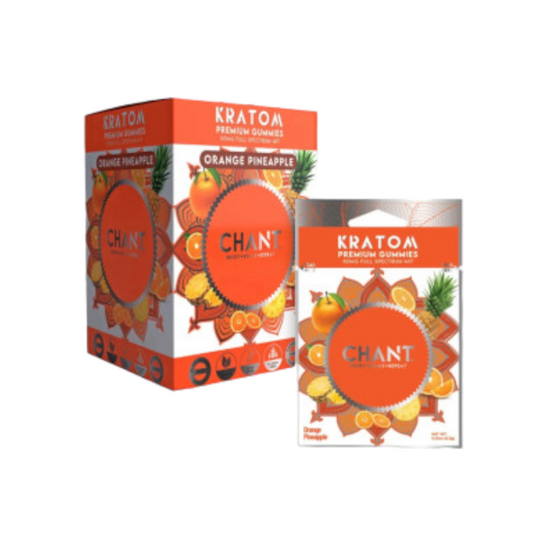 Chant Kratom Extract Gummies Orange Pineapple 1ct 50mg