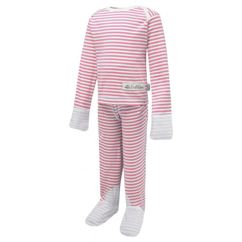 ScratchSleeves PJ Set - Pink Stripes
