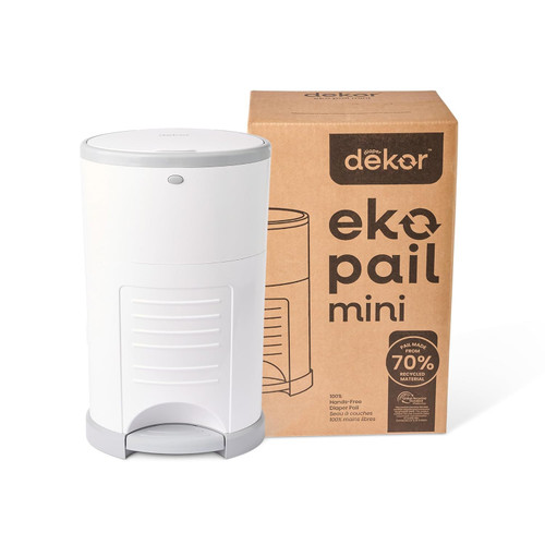 Diaper Dekor EKO Mini Diaper Pail, White
