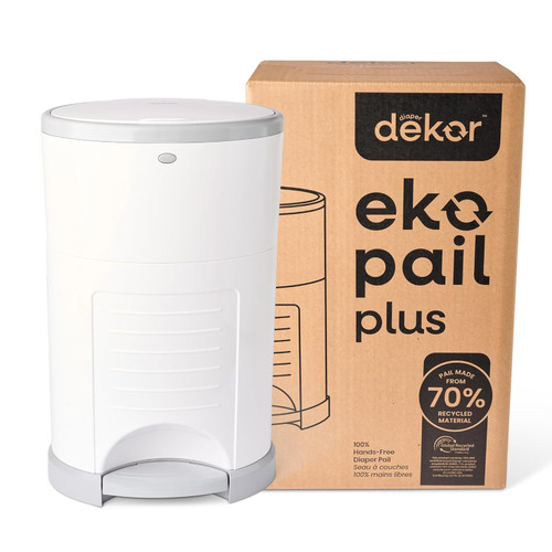 Diaper Dekor EKO Plus Diaper Pail, White