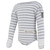 ScratchSleeves Flip-mitt Bodysuits - Grey Stripes