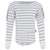 ScratchSleeves Flip-mitt Bodysuits - Grey Stripes