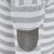 ScratchSleeves Flip-mitt Bodysuits - Grey Stripes