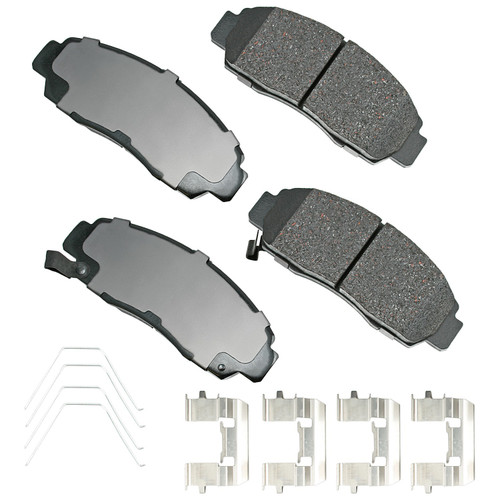 Akebono Brake Corporation ProACT Ultra-Premium Bra ke Pads - Front (ACT787A)