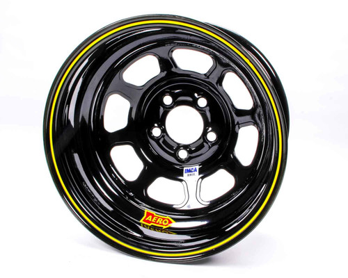 Aero Race Wheels 15x8 2in 4.75 Black (52-184720)