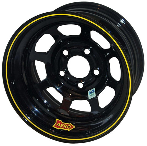 Aero Race Wheels 15x8 2in 5x4.75 Black LR (52-184720L)