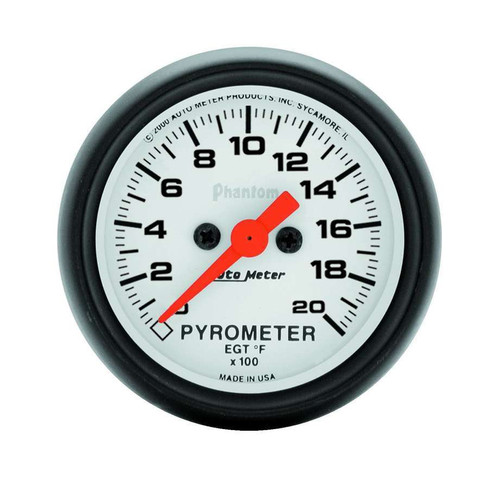 Autometer 2-1/16in Phantom 2000 Degree Pyrometer (5745)