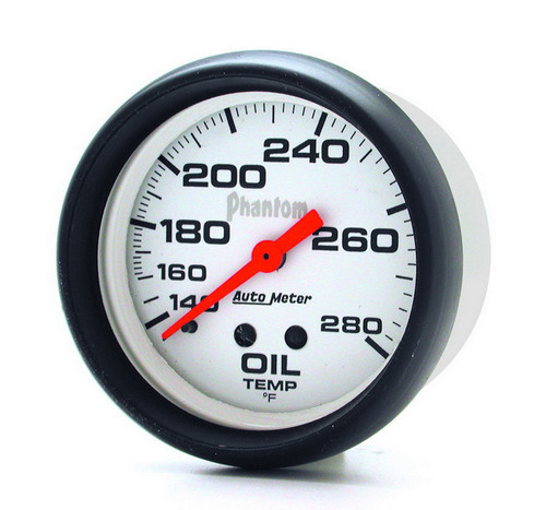 Autometer 2-5/8in Phantom Oil Temp. Gauge 140-280 (5841)