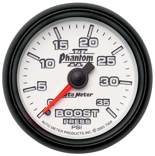 Autometer 2-1/16in P/S II Boost Gauge 0-35psi (7504)
