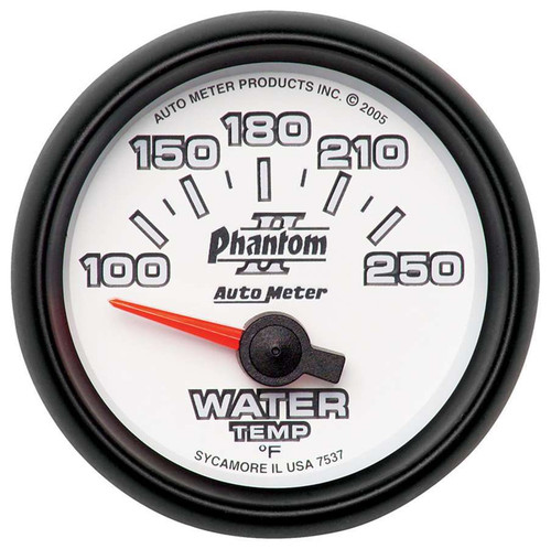 Autometer 2-1/16in P/S II Water Temp. Gauge 100-250 (7537)