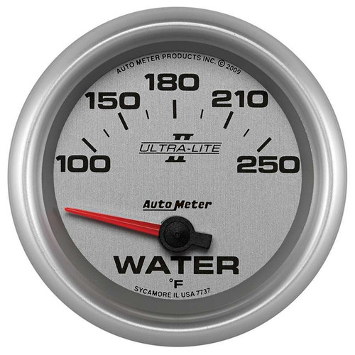 Autometer 2-5/8 U/L II Water Temp Gauge - 100-250F (7737)